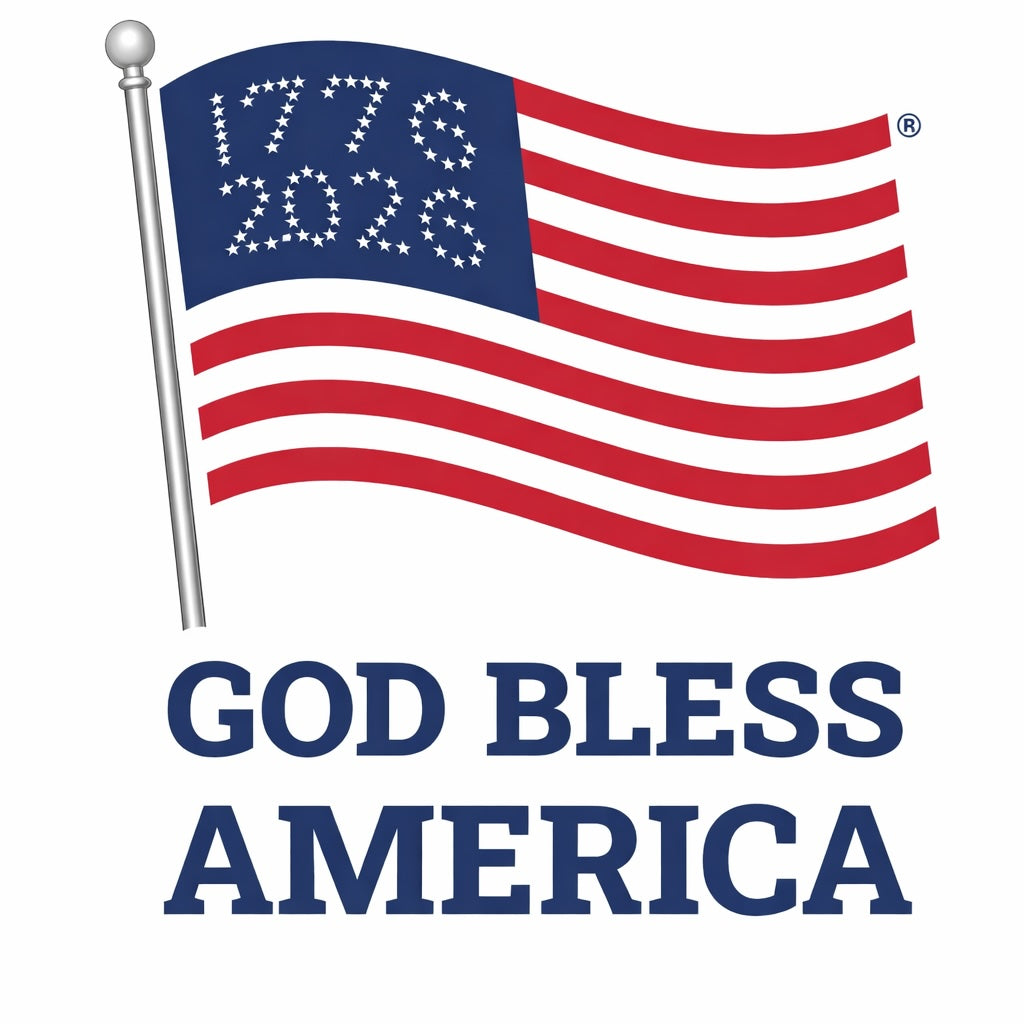 The 250th Flag - God Bless America