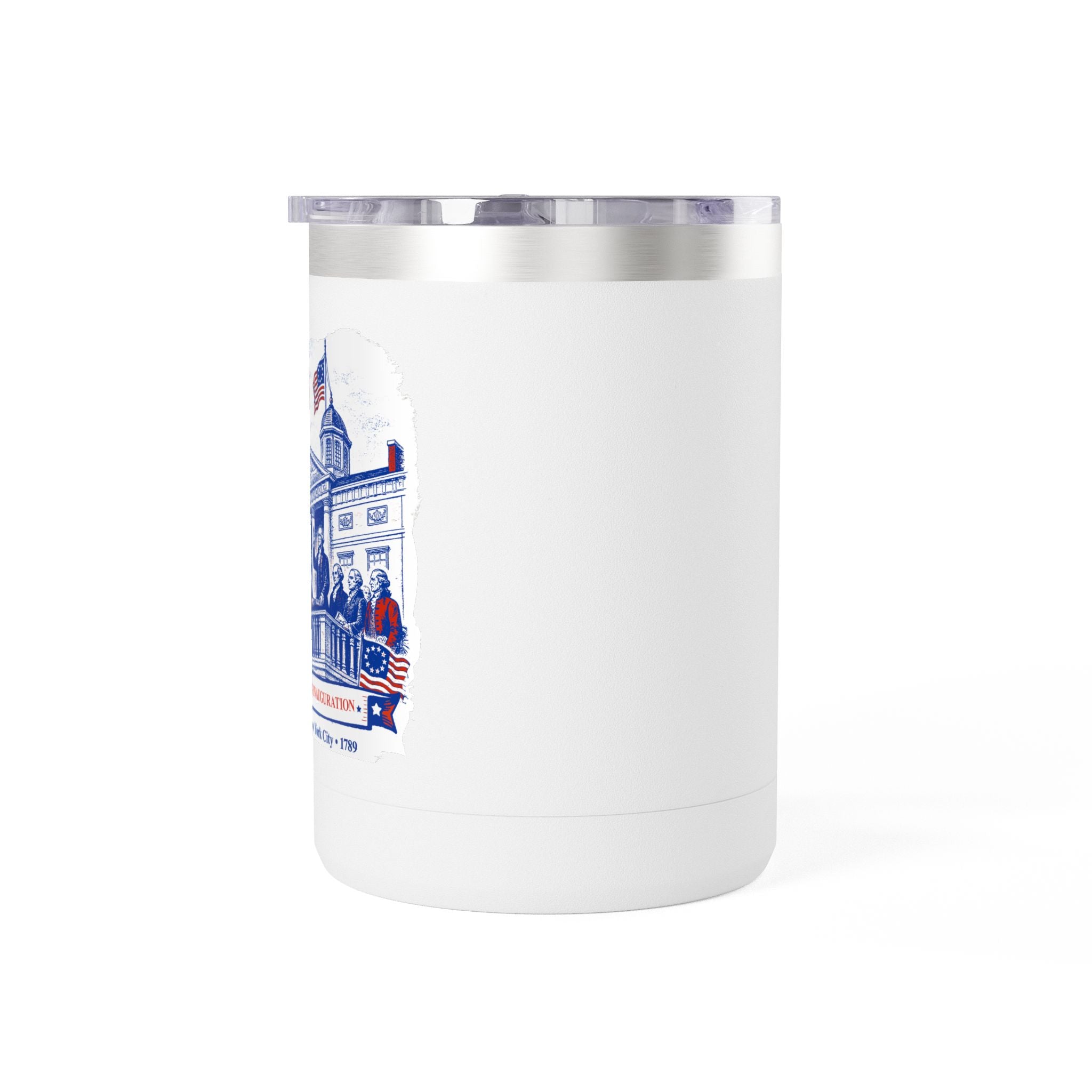 Washington's Inauguration Coffee Mug Tumbler, 15oz white