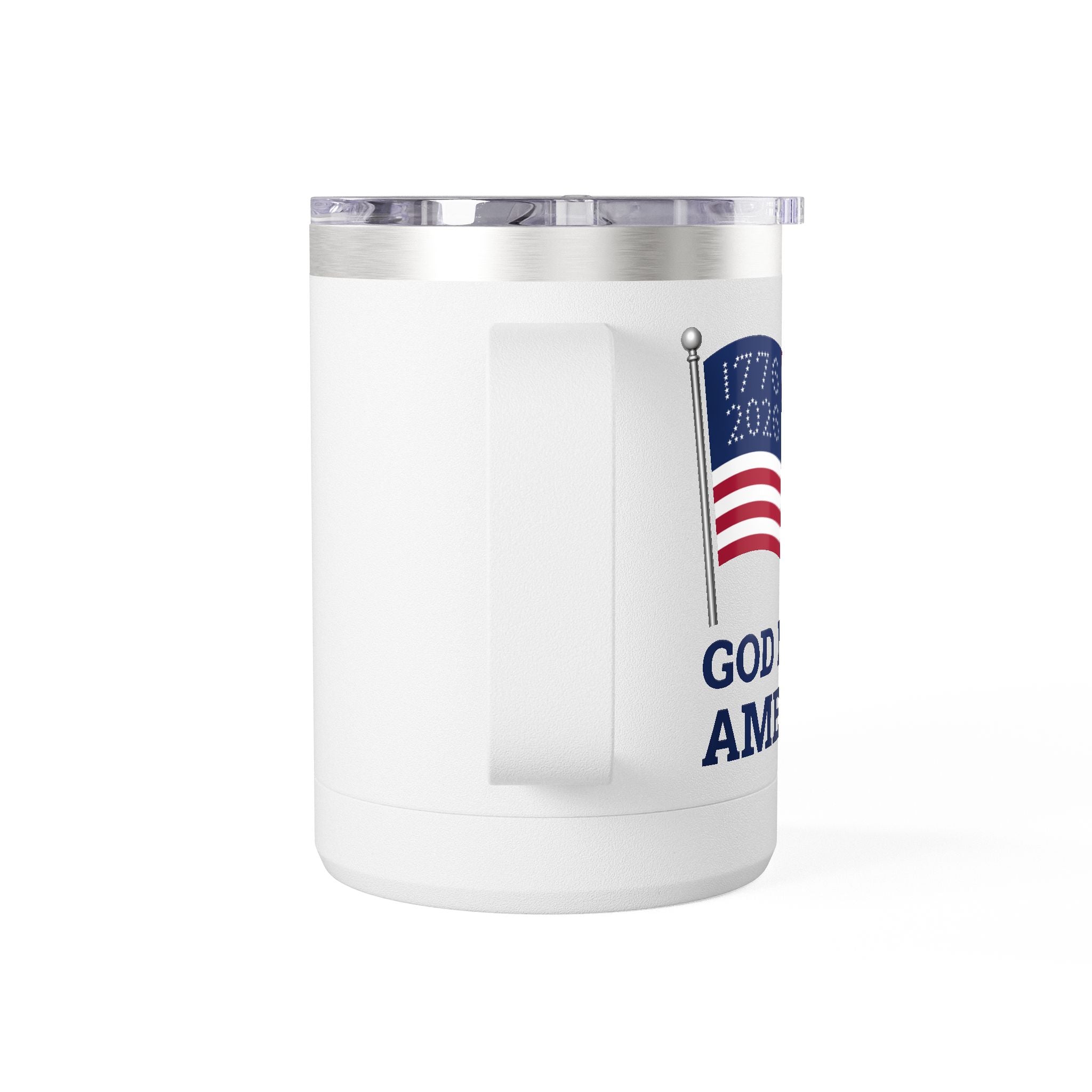 God Bless America & The 250 Flag Coffee Mug Tumbler, 15oz