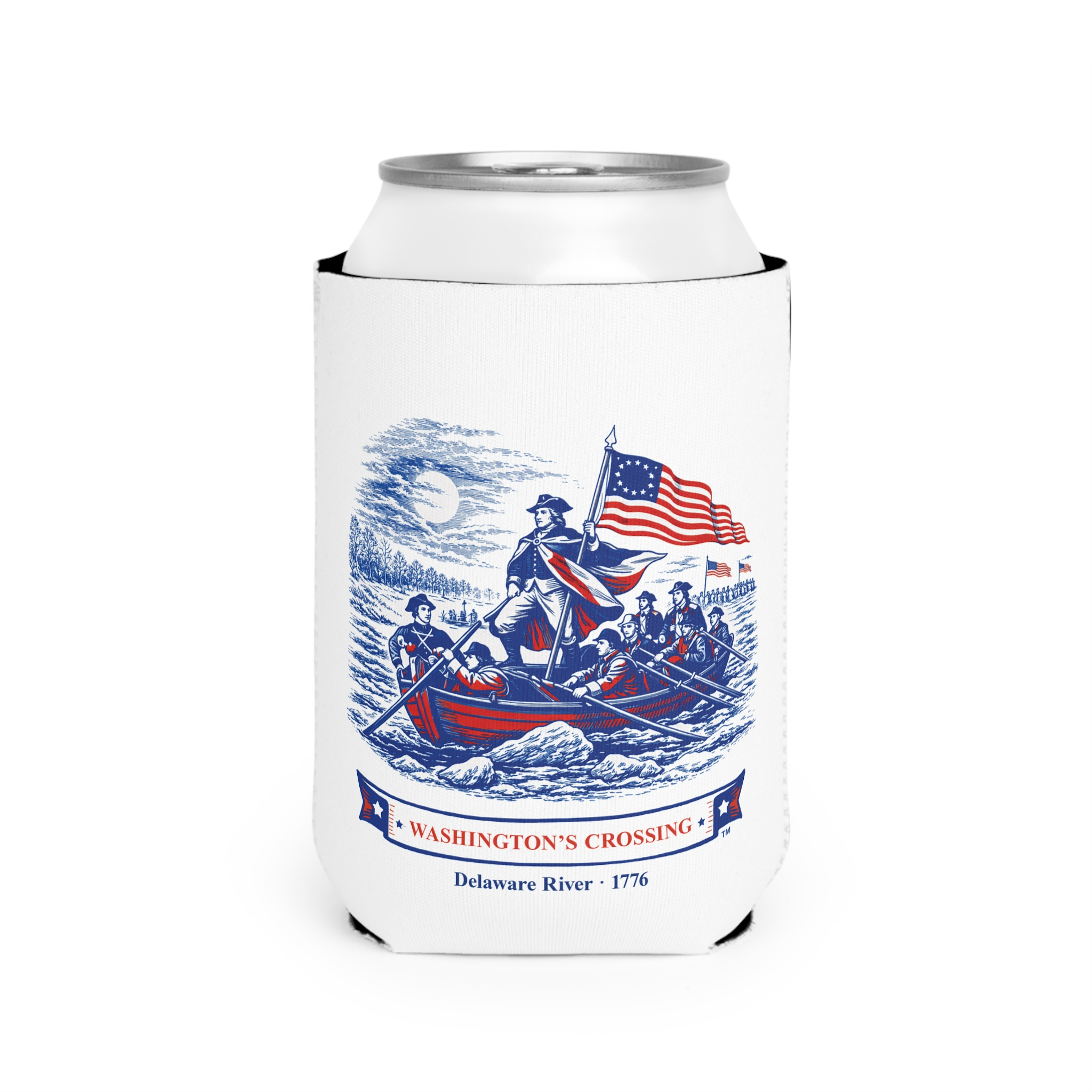 Washington's Crossing Can Cooler Sleeve
